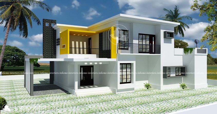 3200 Square Feet Double Floor Contemporary Home Design