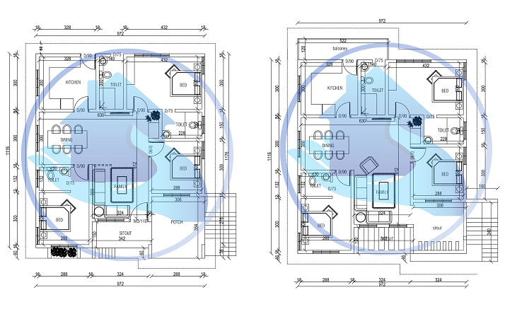2248 Square Feet Double Floor Contemporary Home Design