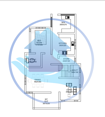 2400 Square Feet Double Floor Contemporary Home Design
