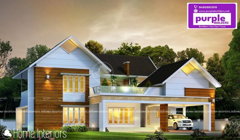 2721 Square Feet Double Floor Contemporary Home Design