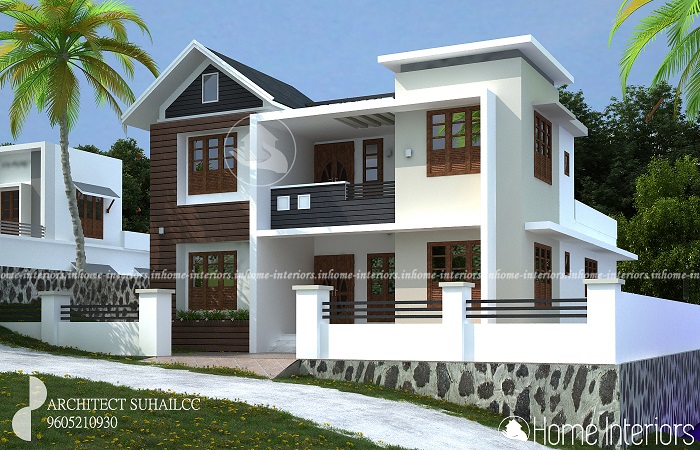 1550 Square Feet Double Floor Renovation Home Design