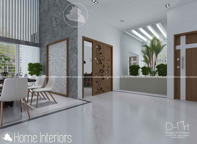 3195 Square Feet Double Floor Contemporary Home Design