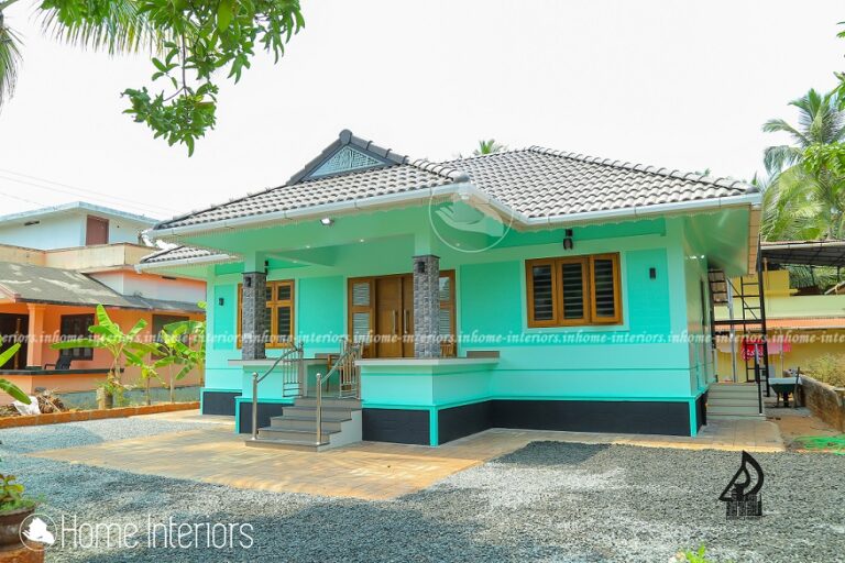781 Square Feet Single Floor Fusion Style Home Design