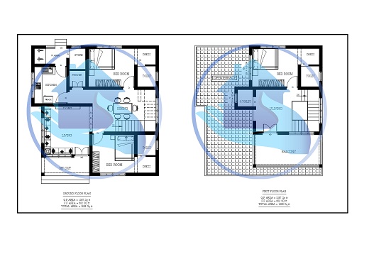 1689 Square Feet Double Floor Contemporary Home Design