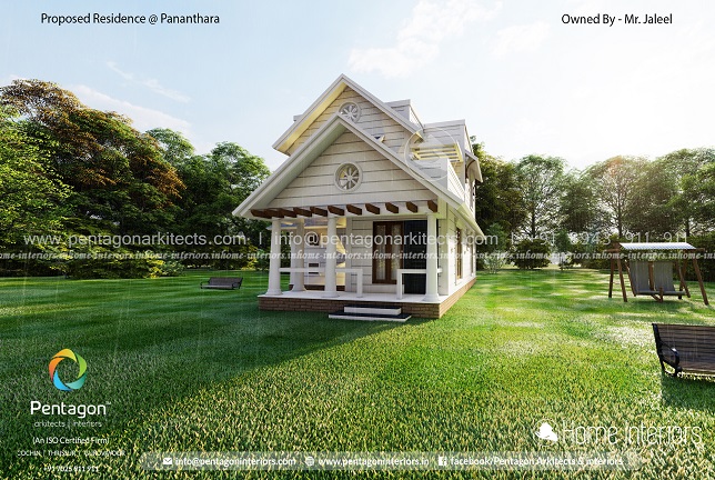 885 Square Feet Double Floor Contemporary Home Design