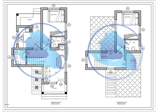 885 Square Feet Double Floor Contemporary Home Design