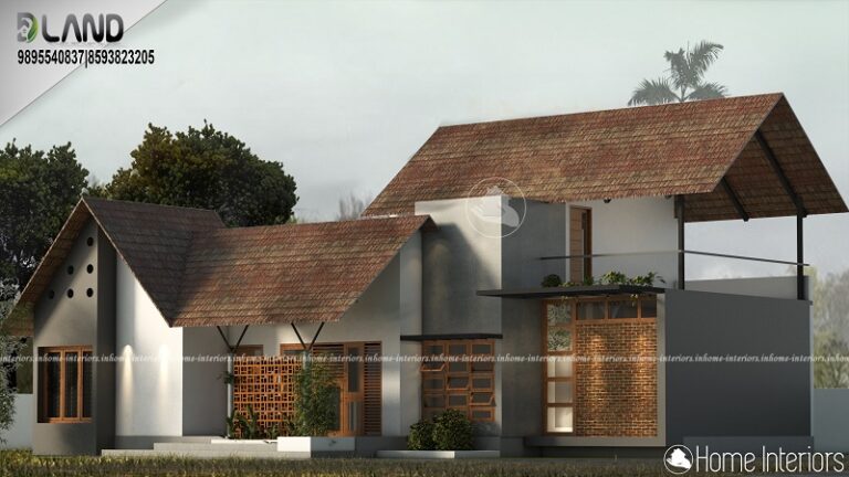 1450 Square Feet Single Floor Tropical Style Home Design