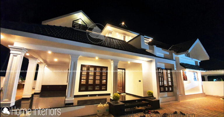 2975 Square Feet Double Floor Traditional Home Design