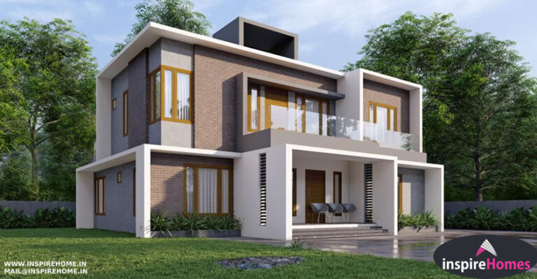  2250 Square Feet Double Floor Contemporary Design