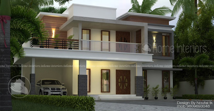 1450 Square Feet Double Floor Low-Cost Home Design