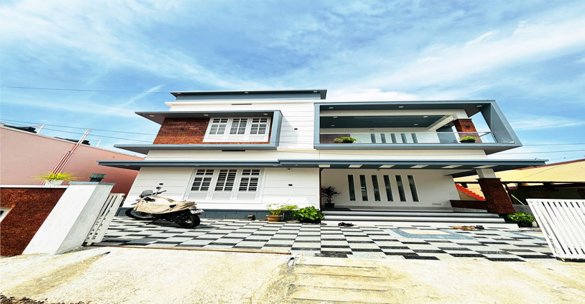 1575 Square Feet Double Floor Contemporary Home