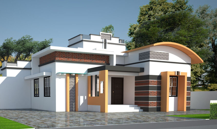 Contemporary 1738 Sq.ft. Home in Kottayam – Affordable Comfort with Modern Design