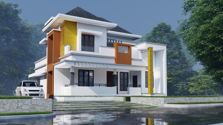 Elegant 4BHK Contemporary Home in Nallila – A Spacious 2000 Sq.ft.