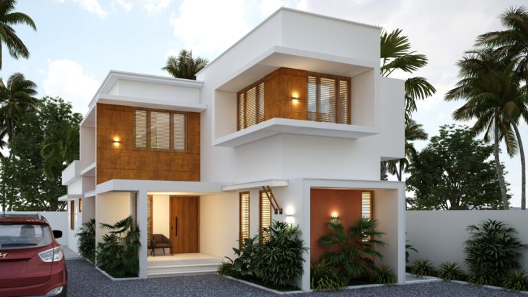 A Stylish Contemporary Home on a 5-Cent Plot: A Perfect Blend of Comfort and Design