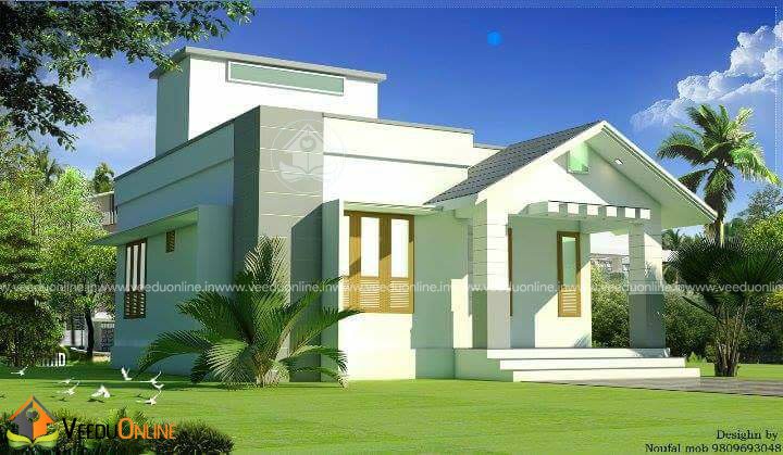 800 Square Feet Single Floor Low Cost Home Design – Budget-Friendly Contemporary House Plan