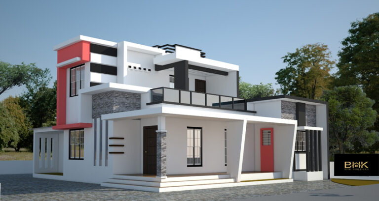 1820 Sq.ft Contemporary Home Design | 3 BHK House Under 36 Lakhs