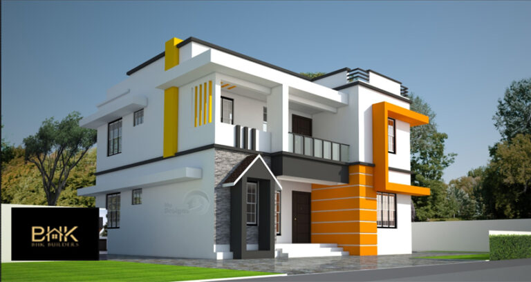 Modern Contemporary 1867 Sqft Home Design  Budget House Plan Under 32 Lakhs