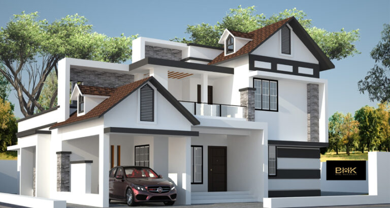 2500 Sq.ft Modern Contemporary Home Design| 4 BHK House Under 50 Lakhs