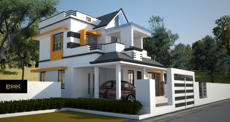 Modern Style 1488 Sq Ft Home Design | 3 Bedroom House Under 24 Lakhs