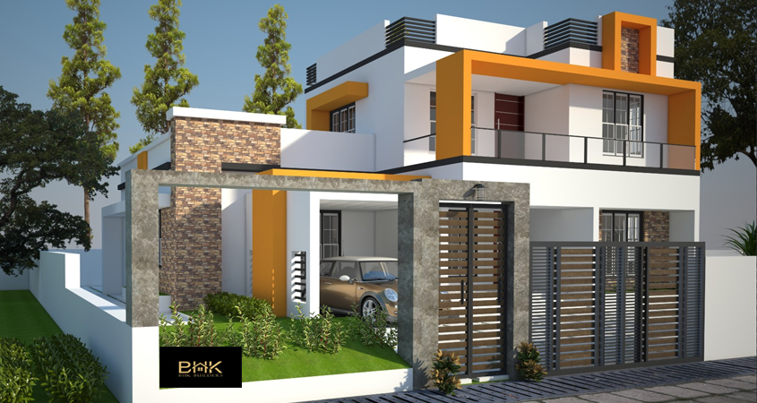 1830 Sq.ft Contemporary Home Design | 4 BHK Modern House Under 32 Lakhs