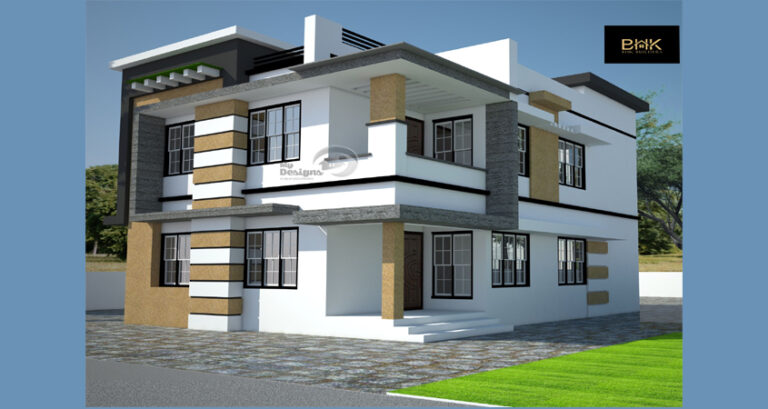 1638 Sq.ft Contemporary Home Design  | 3 BHK Modern House Under 32 Lakhs