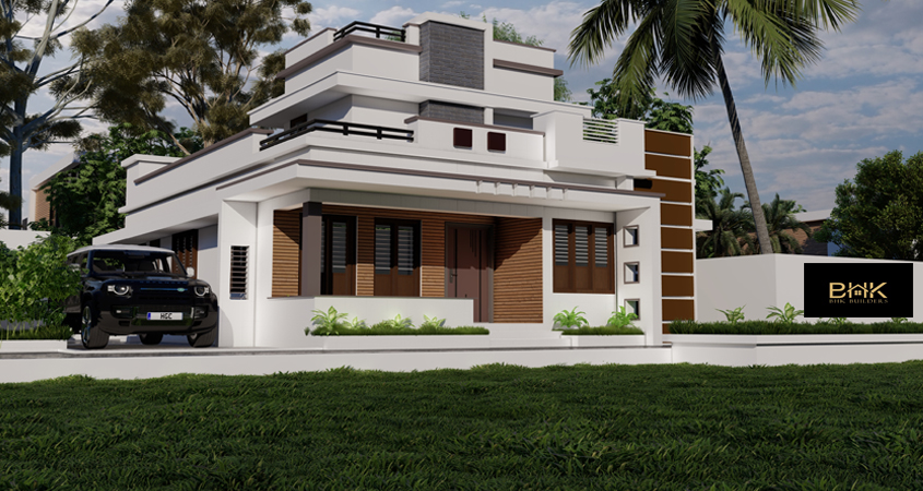 1203 Sq.ft 3BHK Contemporary Home Design| Budget House Under 23 Lakhs