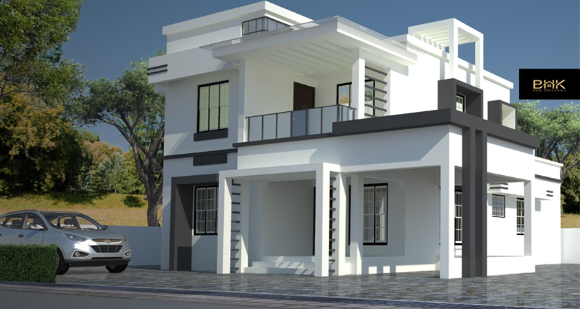 2223 Sq.ft Contemporary Home Design | 4 BHK Modern House Under 44 Lakhs