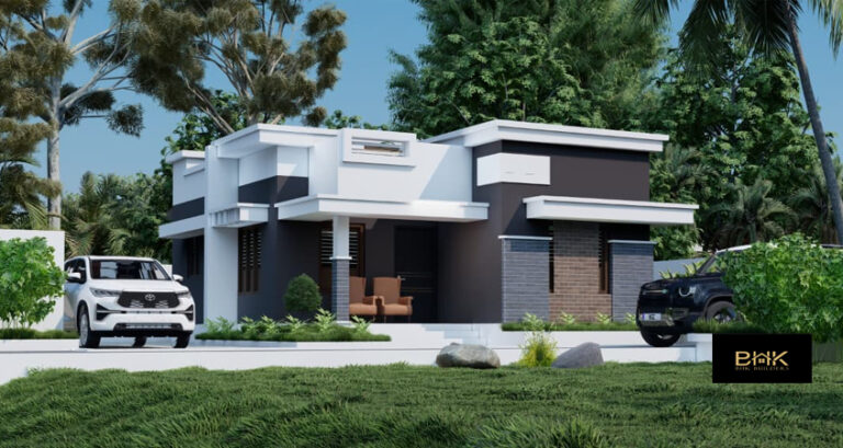 1300 Sqft Contemporary 3 BHK Home Design| Modern House Under 26 Lakhs
