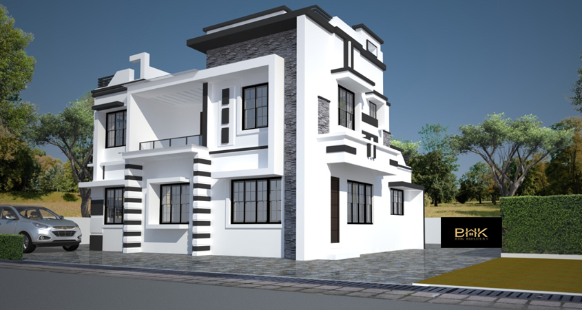 1733 Sq.ft Contemporary Home Design| 4 BHK House Under 35 Lakhs