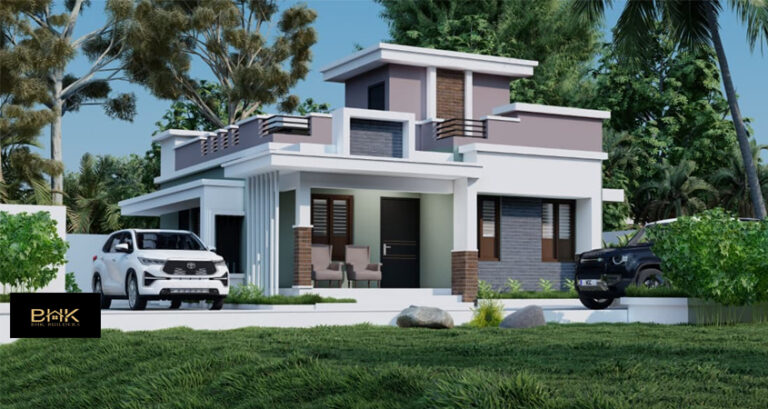 1328 Sqft Contemporary 3 BHK Home Design| Budget House Under 27 Lakhs